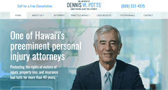 Desktop Screenshot of denniswpottslaw.com